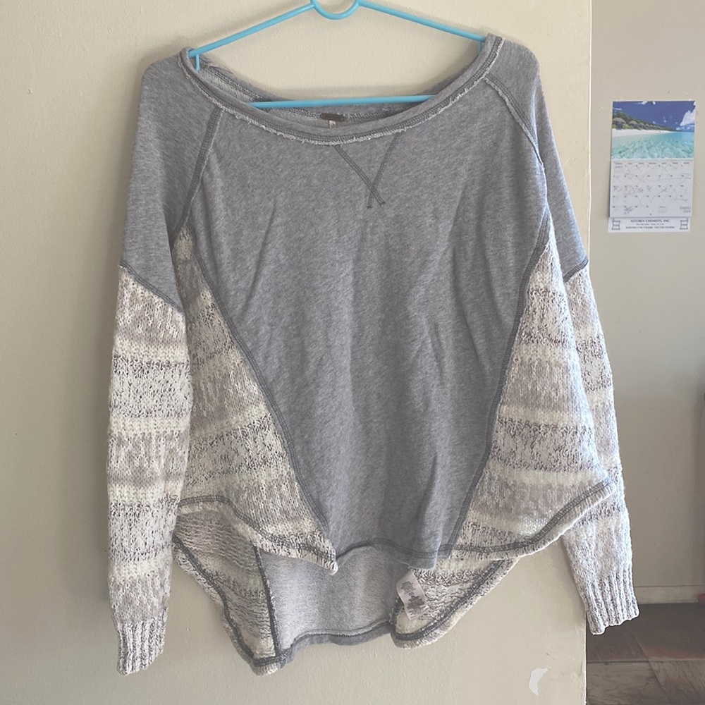 Free People sweater in grey X-small